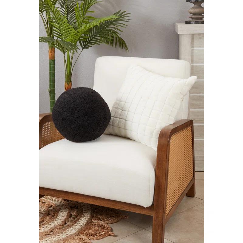 Saro Abilene Collection Reversible Throw Pillow