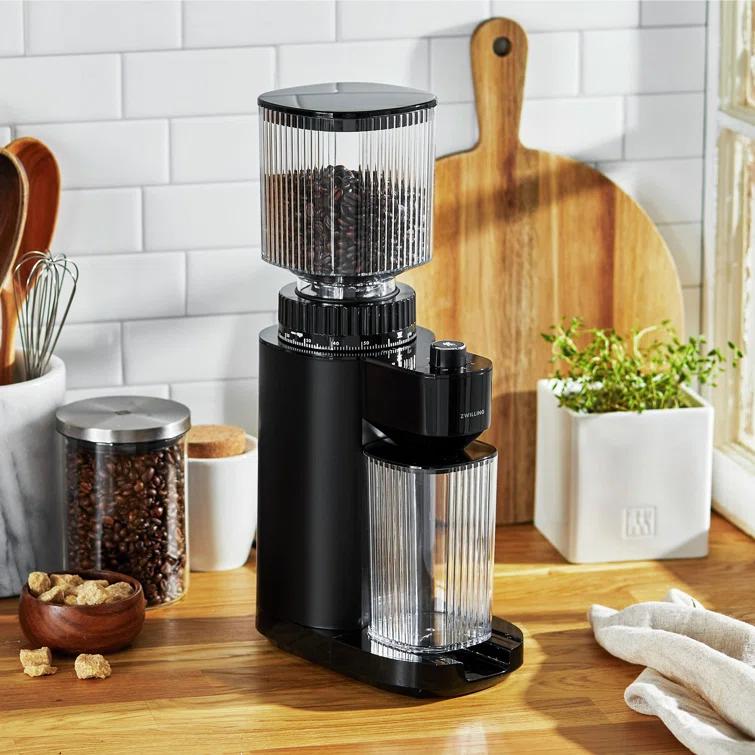 ZWILLING Enfinigy Burr Coffee Grinder Electric, 140 Coffee Grinding Options from Espresso to Drip Coffee