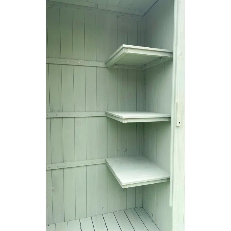 Hanover 2 ft. 5 in. W x 2 ft D Solid Wood Storage Shed