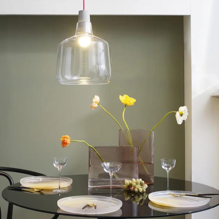 Mist Lead Free Crystal Vase