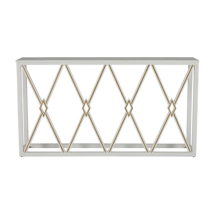 Gabby Alandra 66'' Solid Wood Console Table