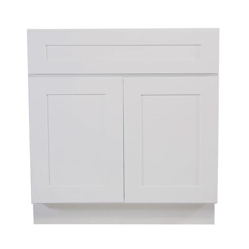 Design House Design House Brookings Unassembled Shaker Sink Base Kitchen Cabinet, White