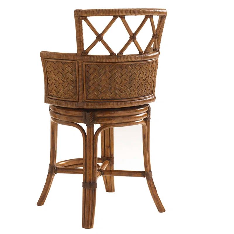 Tommy Bahama Home Bali Hai Kamala Bay Swivel Stool & Reviews | Wayfair