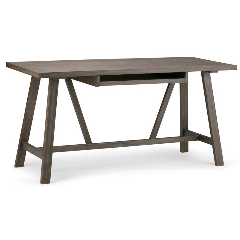 Simpli Home Dylan Solid Wood Desk