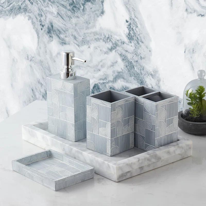 Sweet Home Collection Casonova 4 Piece Bathroom Accessory Set
