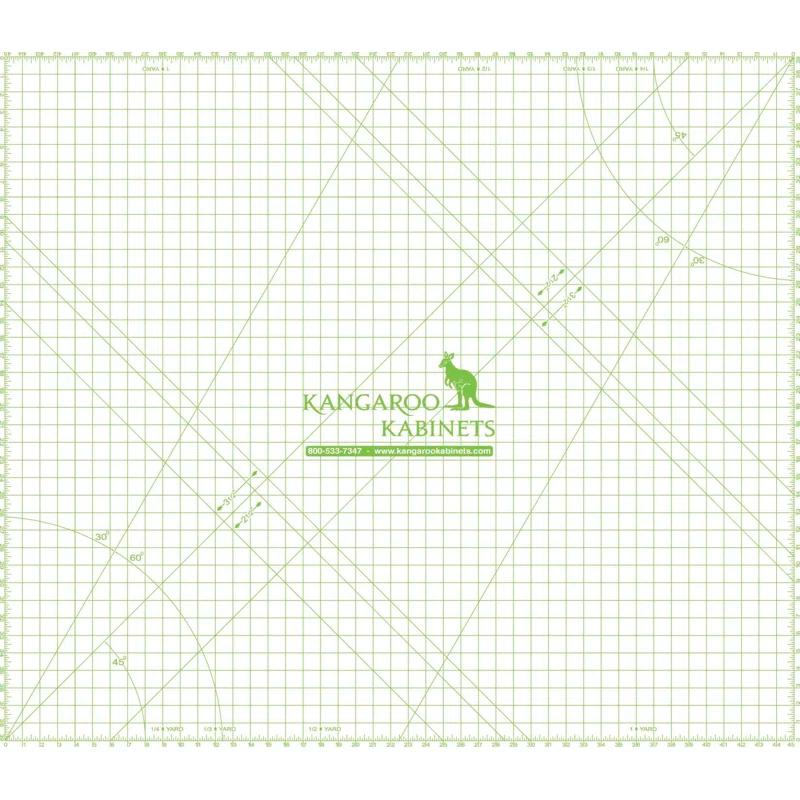 Arrow Sewing 44" x 38" Cutting Mat for Dingo Storage Cabinet and Cutting Table by Kangaroo Sewing Furniture