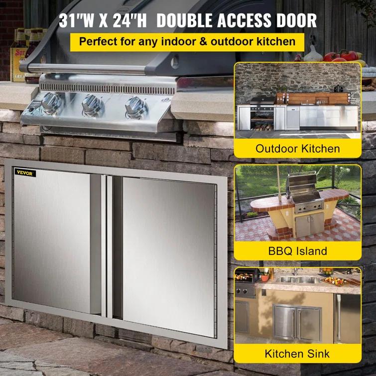 VEVOR VEVOR 31" Stainless Steel Drop-In Access Doors