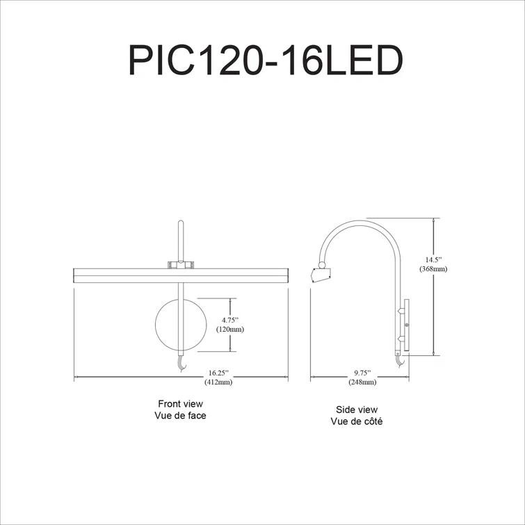 Orren Ellis Display/Exhibit Picture Light