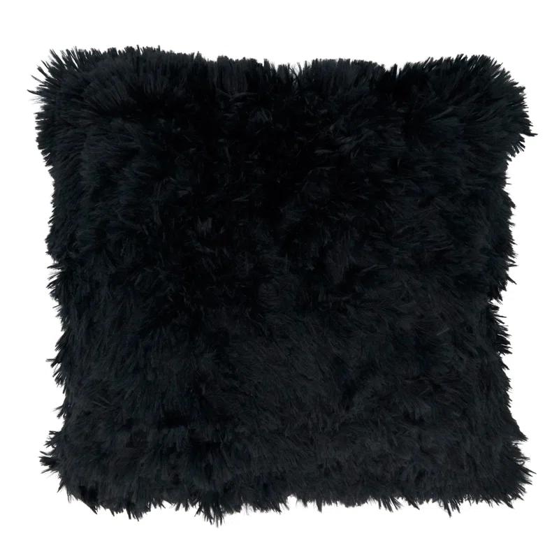 Juneau Faux Fur Throw Pillow