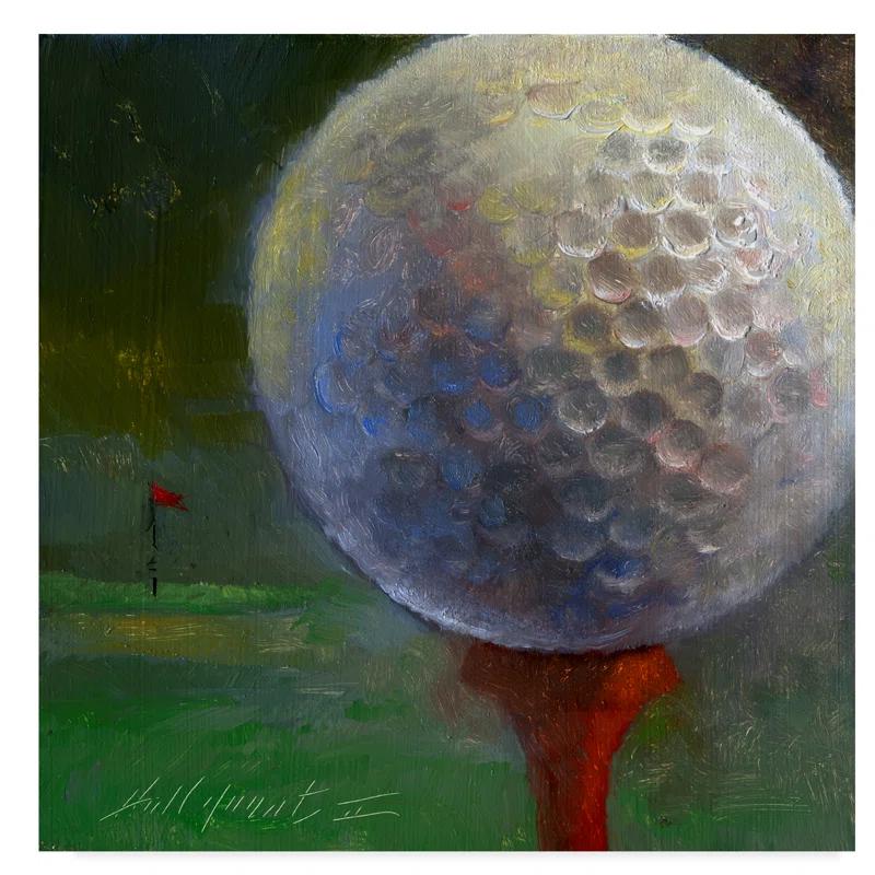 Hall Groat Ii " Golf Ball Centered " by Hall Groat Ii