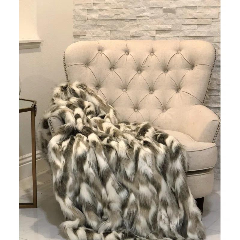 Plutus Brands Tibet Fox Handmade Throw Blanket