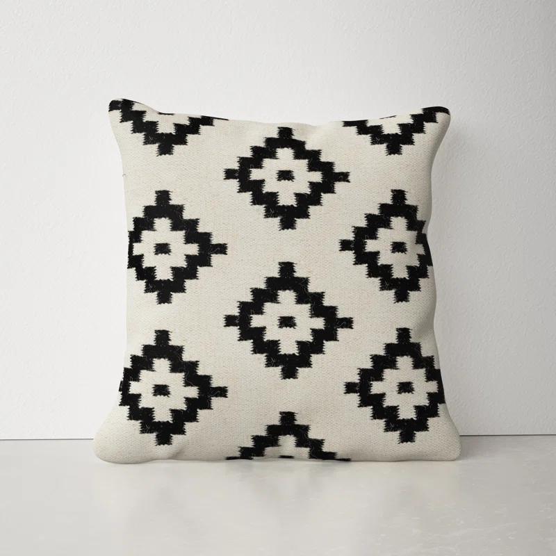 Jada Geometric Wool Throw Pillow