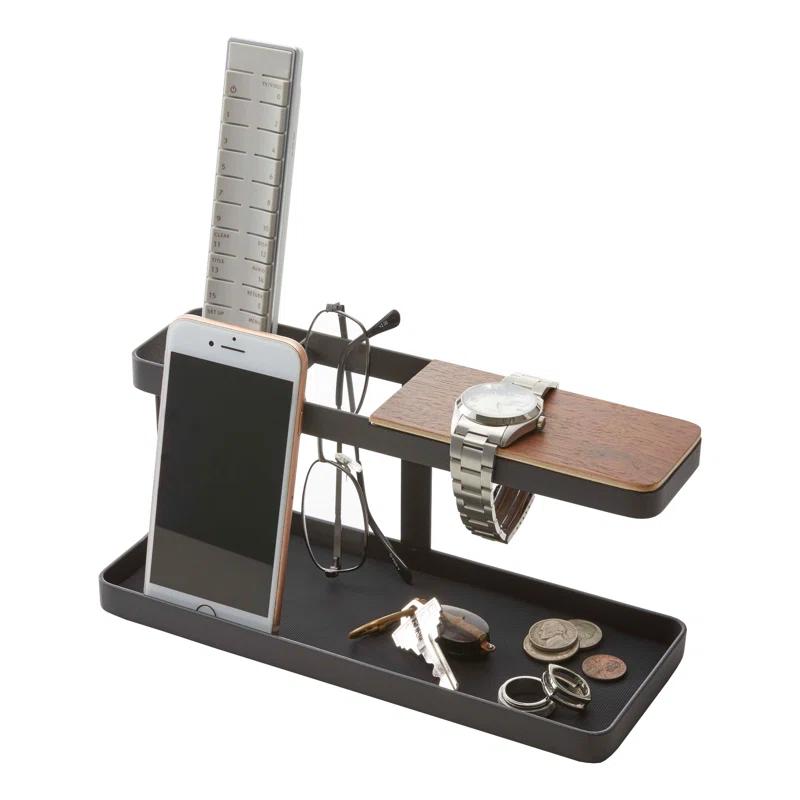 Yamazaki Home Countertop Spice Caddy, Storage And Organizer Rack, Steel, Anti-Slip Rubber Feet
