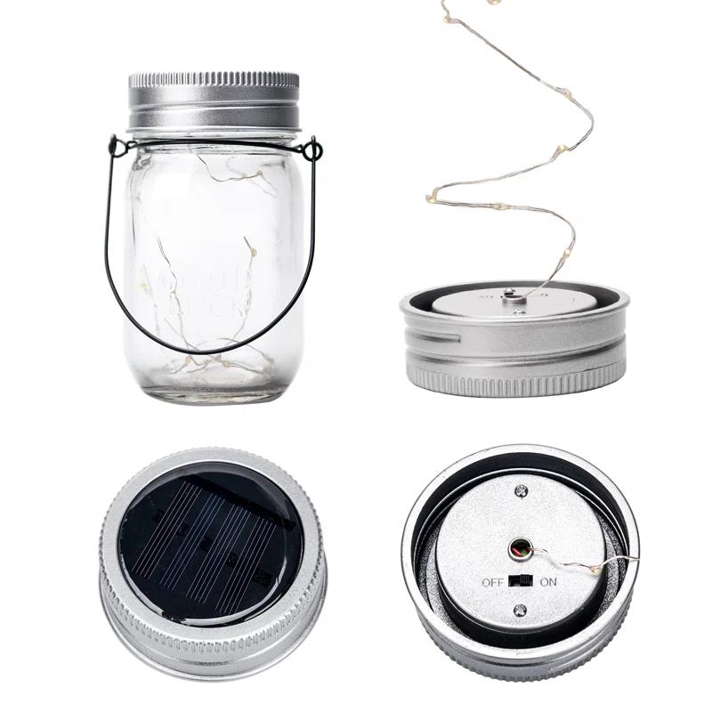 5.3'' Solar Powered Integrated LED Outdoor Lantern (Set of 6)