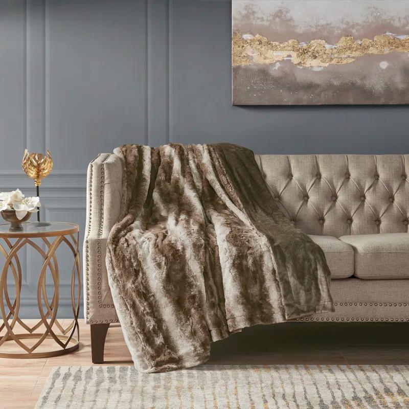 Madison Park Zuri Oversized Faux Fur