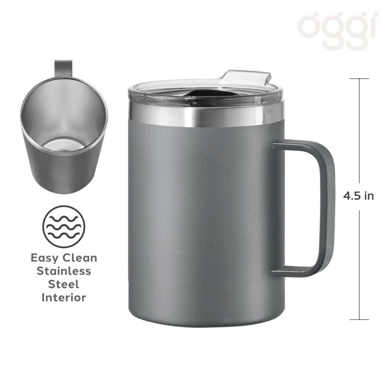 OGGI ThermoMug Vacuum Insulated Tumbler (420 ml, 14 oz)