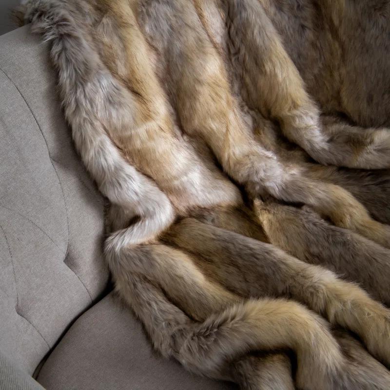 Faux Fur Throw