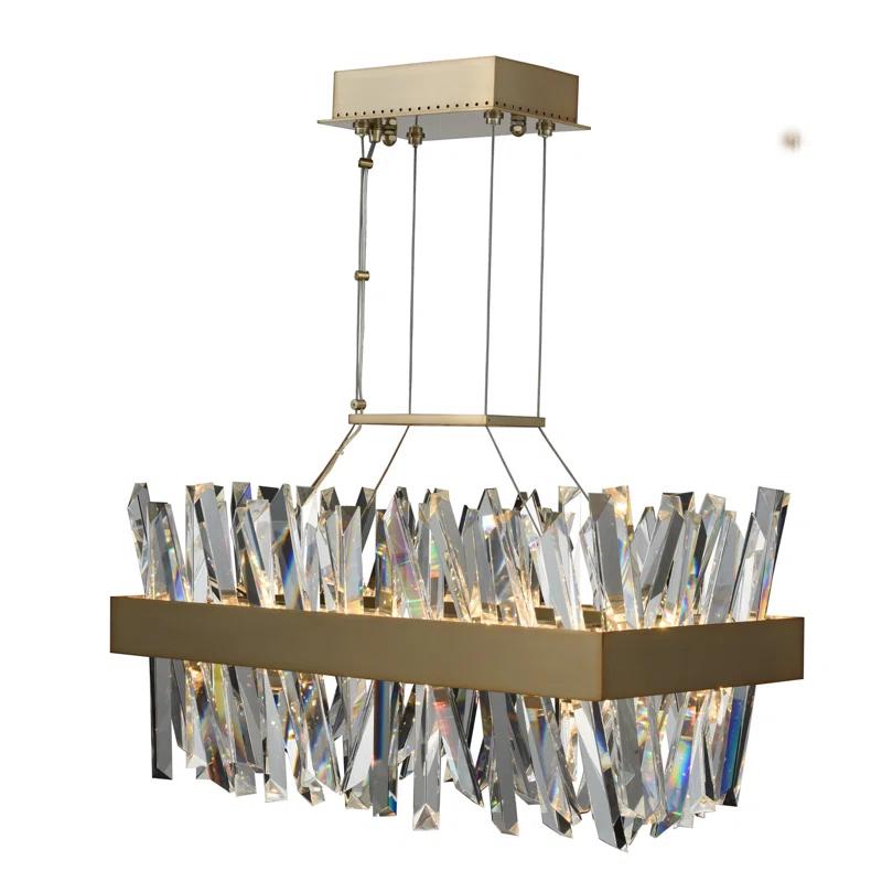 Allegri by Kalco Lighting Glacier 1 - Light LED Kitchen Island Pendant