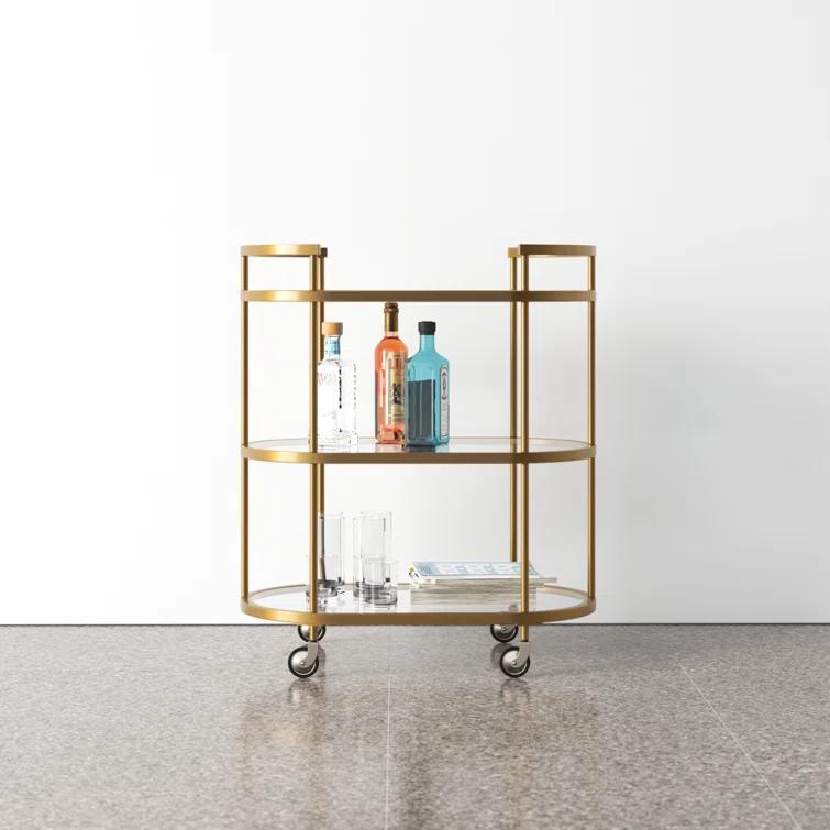 Rosario Metal Bar Cart