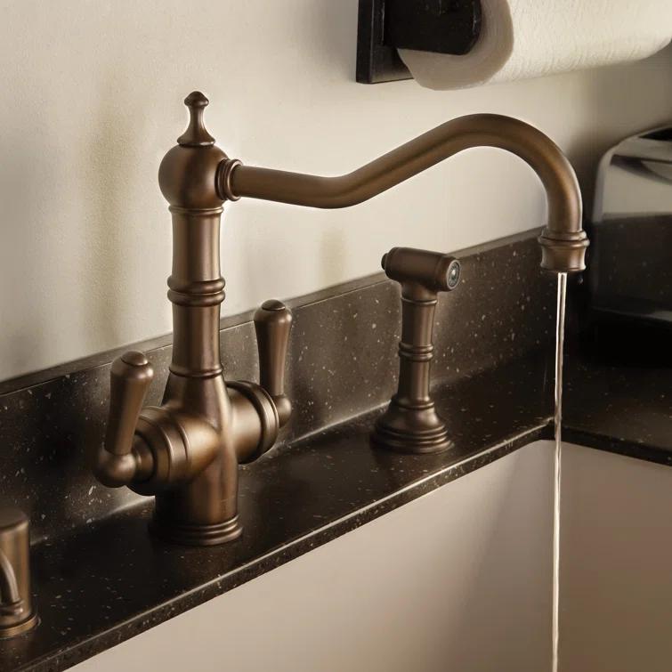 Perrin & Rowe Edwardian™ Hot and Cold Water Dispensers with Accessories U.1570LS-EG-2