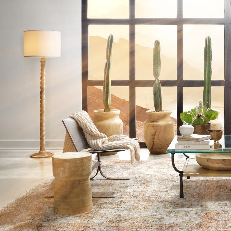 Jamie Young Company Alessa Faux Leather Upholstered Bench