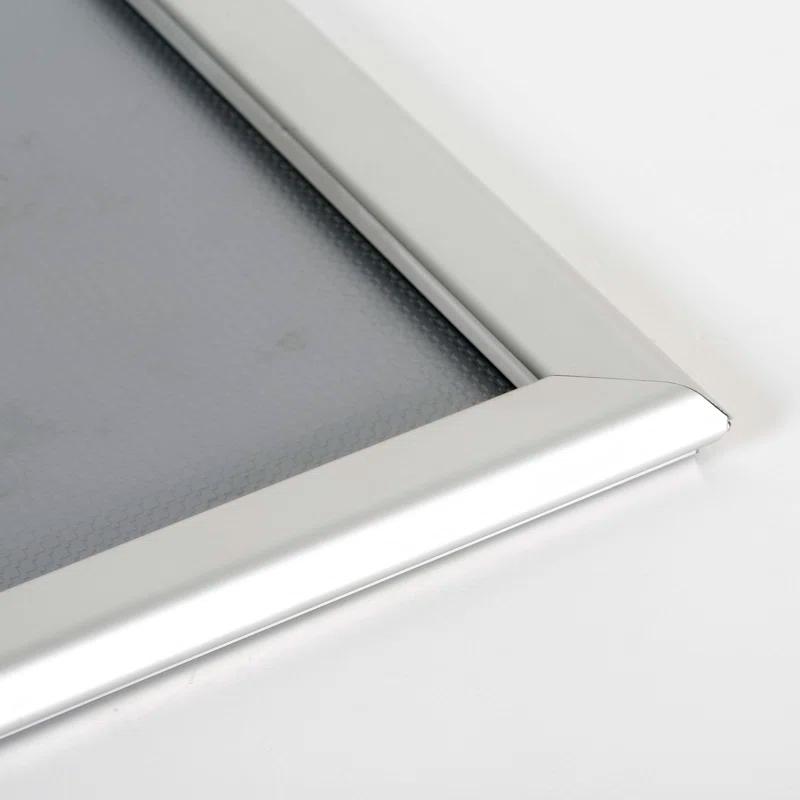 MT Displays Silver Metal Beveled Picture Frame