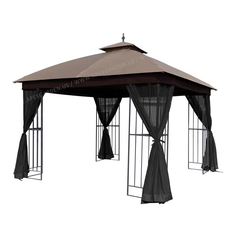 APEX GARDEN Universal 10 ft. x 10 ft. Gazebo Replacement Mosquito Netting