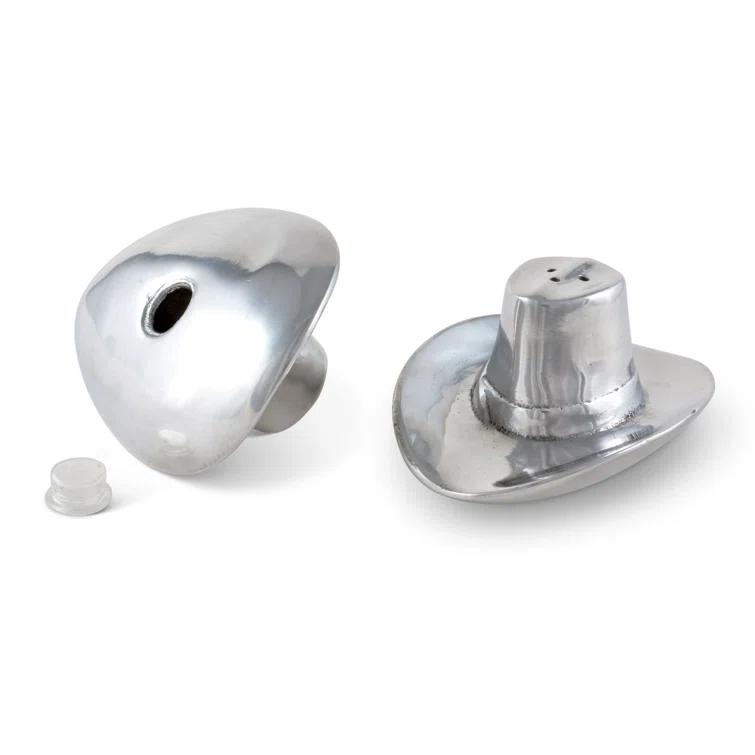 Arthur Court Designs Arthur Court Designs Western Cowboy Hat 2 Piece Salt and Pepper Set