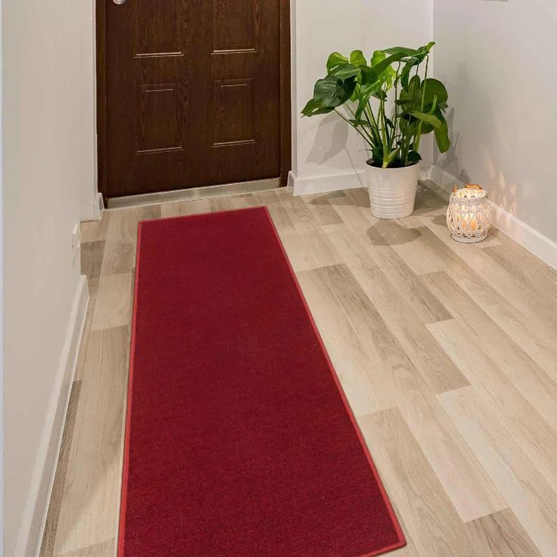 Ottomanson Ottohome Non-Slip Solid Area Rug For Living Room, Hallway Runner, Entryway Rug