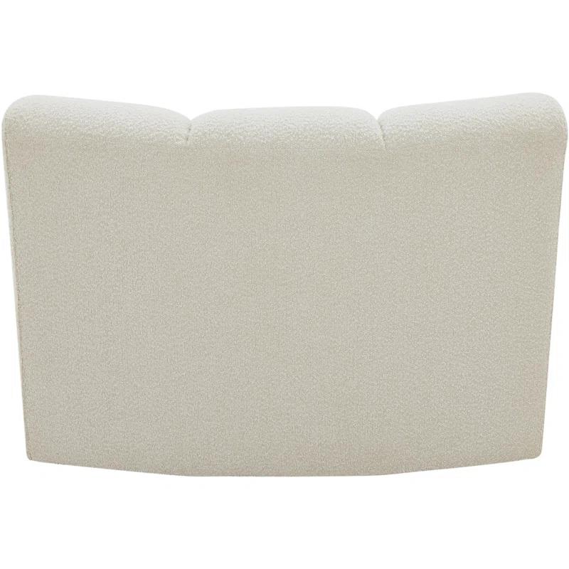 Everly Quinn Izen 43" W Boucle Fabric Modular Chair