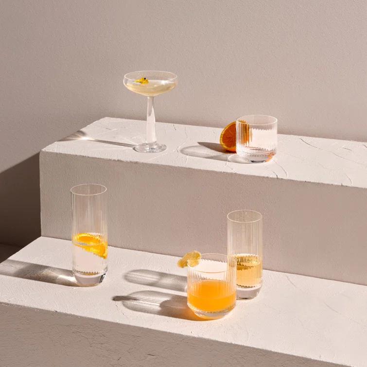 Big Top 4 - Piece Crystal Whiskey Glass Set (Set of 4)