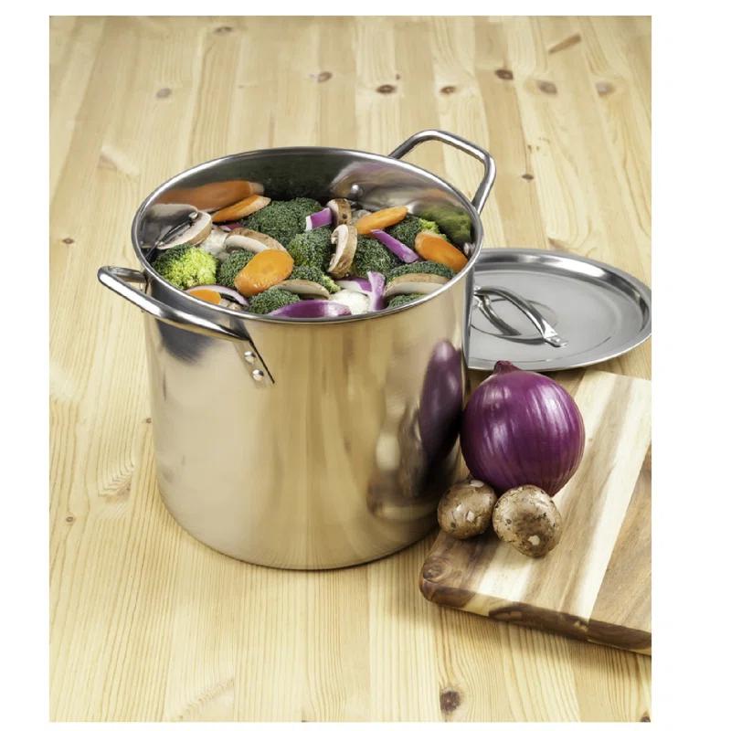McSunley 8 Quarts Stainless Steel Stock Pot