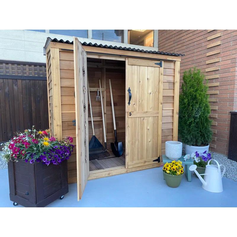 Outdoor Living Today Grand Garden Chalet Shed 6X3 With Cedar Roof