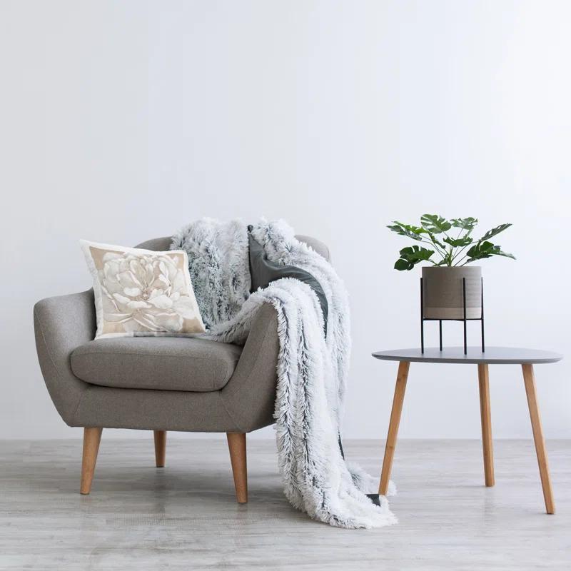 Stupell Industries Blushing Peony Bloom Decorative Printed Throw Pillow Design by Carol Robinson