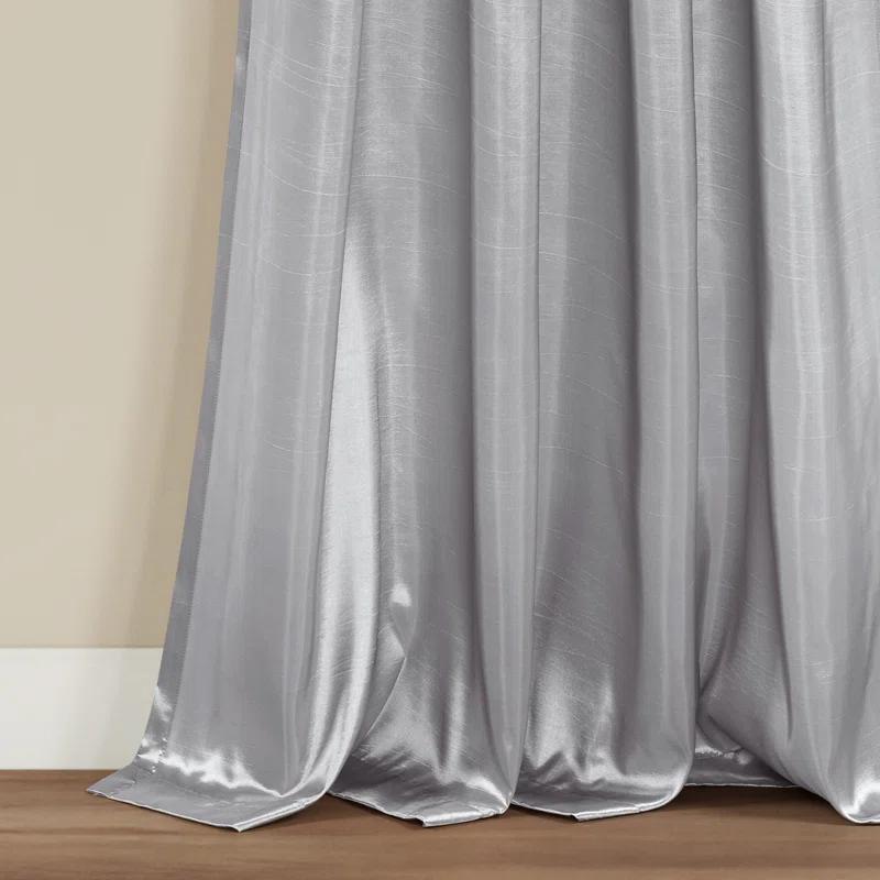 Lush Decor Polyester Semi Sheer Curtain Pair (Set of 2)