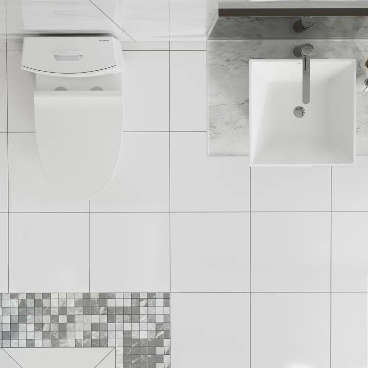 St. Tropez One Piece Elongated Toilet Dual Vortex Flush 1.6 GPF