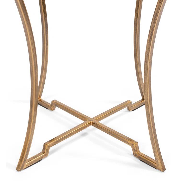 Sarreid Ltd Glass Top End Table