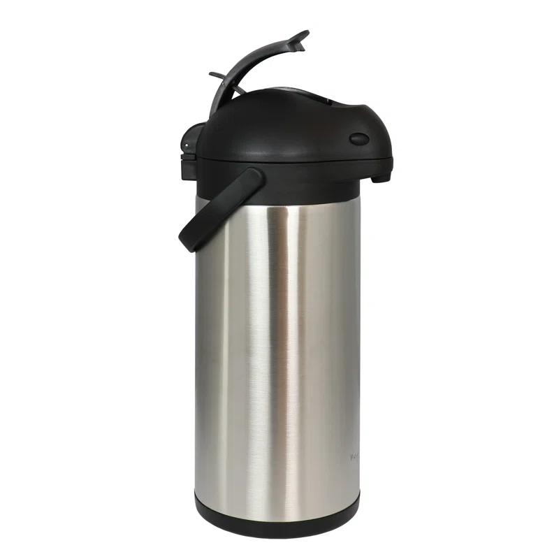 MegaChef MegaChef 5 Liter Stainless Steel Vacuum Body Pump Cap Air Pot