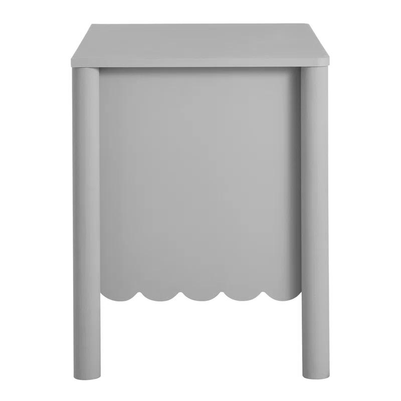 Modway Emmeline Scalloped 2-Drawer Nightstand