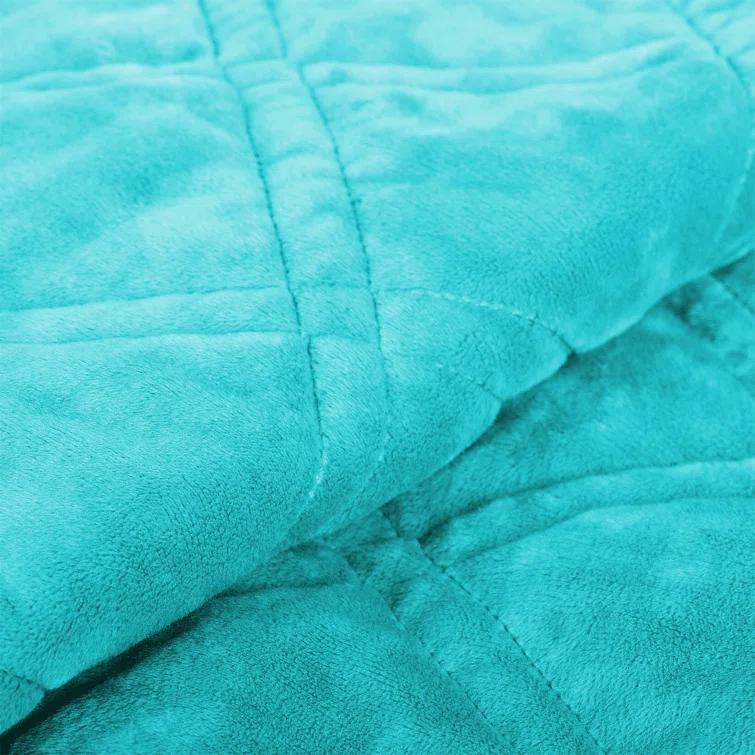 Home Soft Things 4 Piece Supersoft Microplush Quilt Set