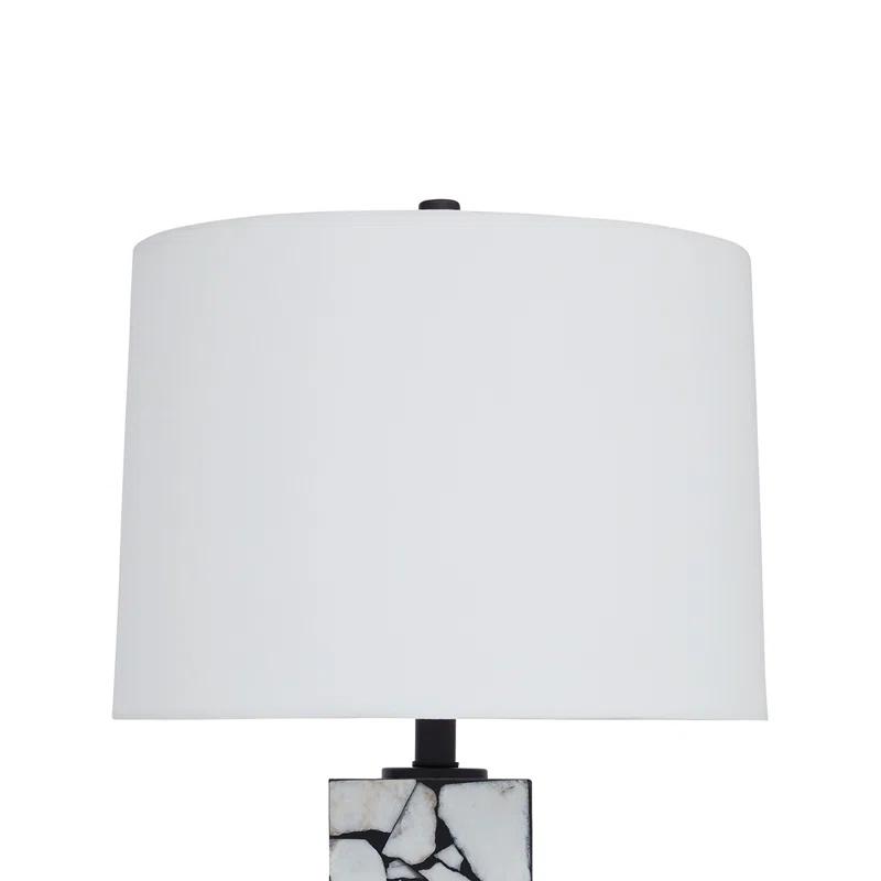 Wade Logan® Chaun Marble,Or Stone Like,Stone And Table Lamp