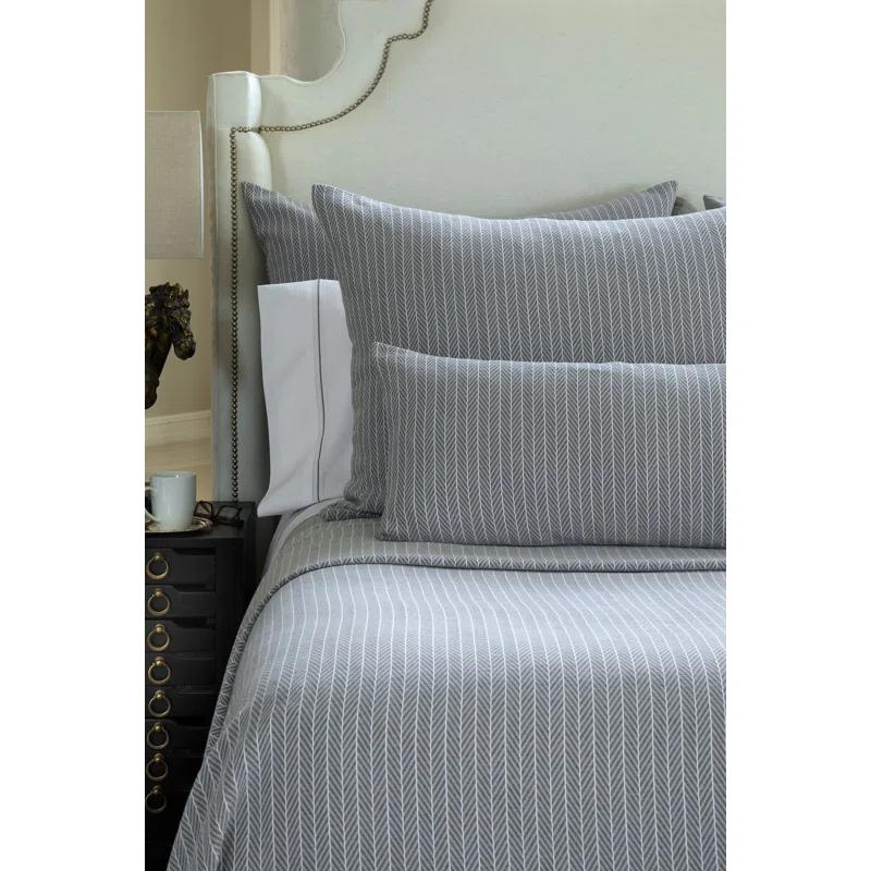Lili Alessandra Chevron Hand Woven Throw Blanket