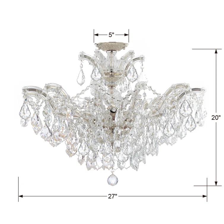 Willa Arlo™ Interiors Weekes 6 - Light Glass Empire Chandelier