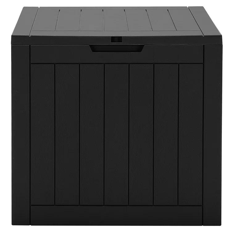 Costway Costway 22'' W 30 Gallons Water Resistant Plastic Deck Box
