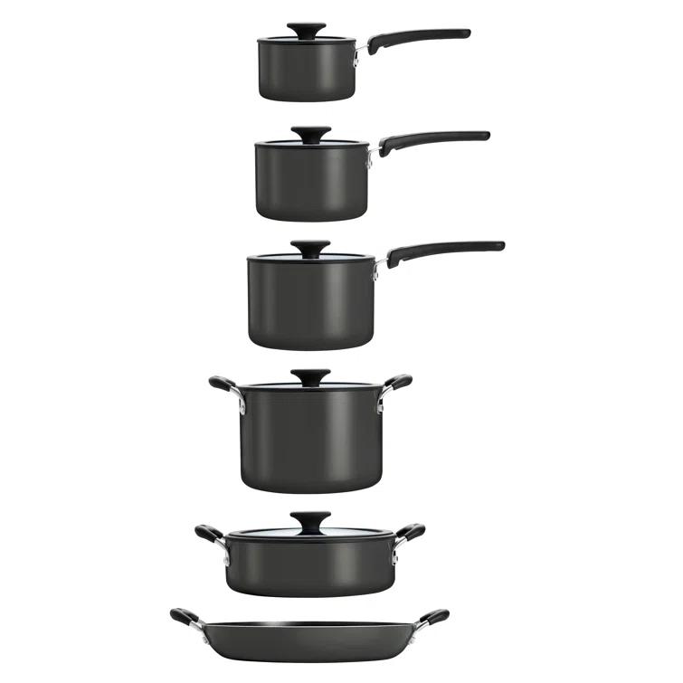 Tramontina Tramontina Aluminum Non Stick 11 Pc Nesting Cookware Set