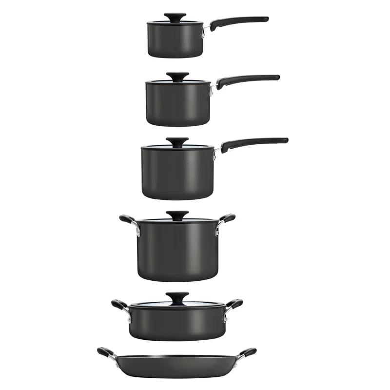 Tramontina Tramontina Aluminum Non Stick 11 Pc Nesting Cookware Set