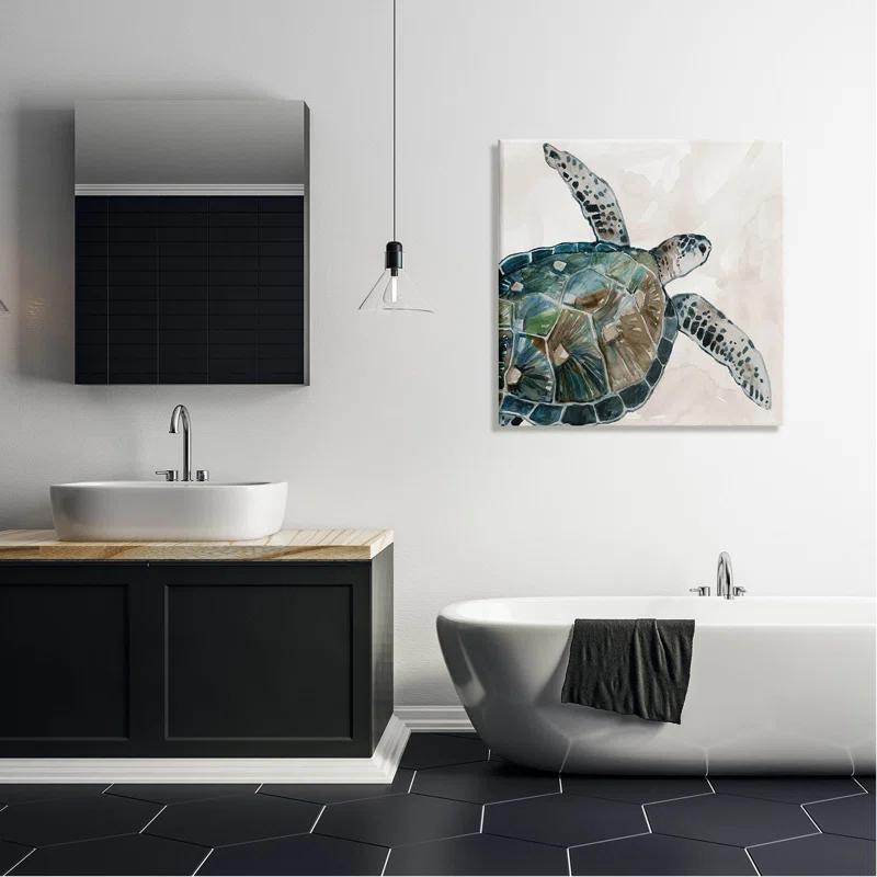 Stupell Industries " Brown Tortoise Sea Life " by Carol Robinson