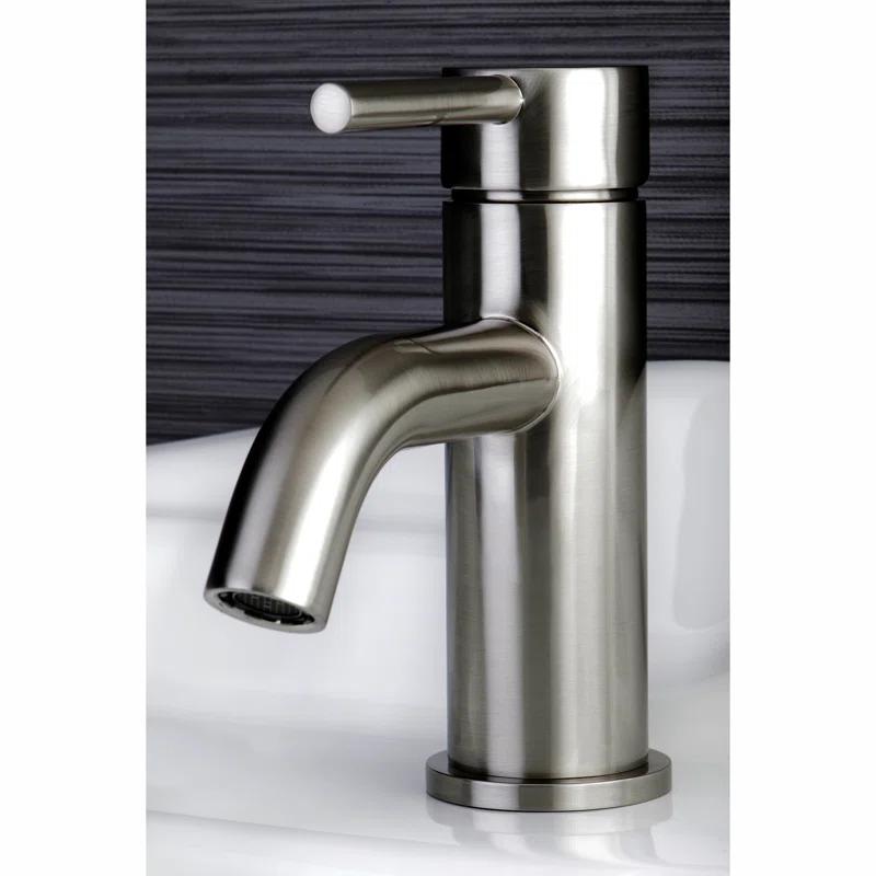 Kingston Brass Concord Single-Handle 1-Hole Deck Mount Bathroom Faucet with Push Pop-Up