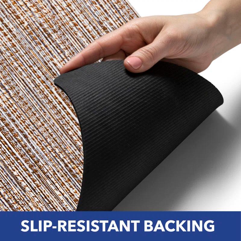Smooth Step Machine Washable Low Profile Stain Resistant Non-Slip Versatile Utility Kitchen Mat