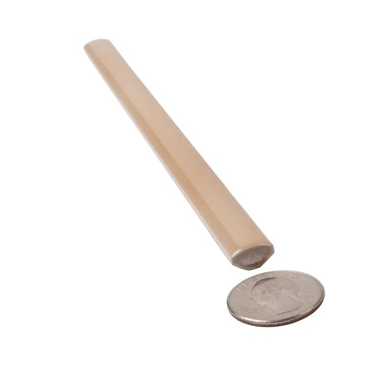 Apollo Tile Silken 7.9'' L x 0.5'' W Ceramic Round Tile Trim (Set of 10)